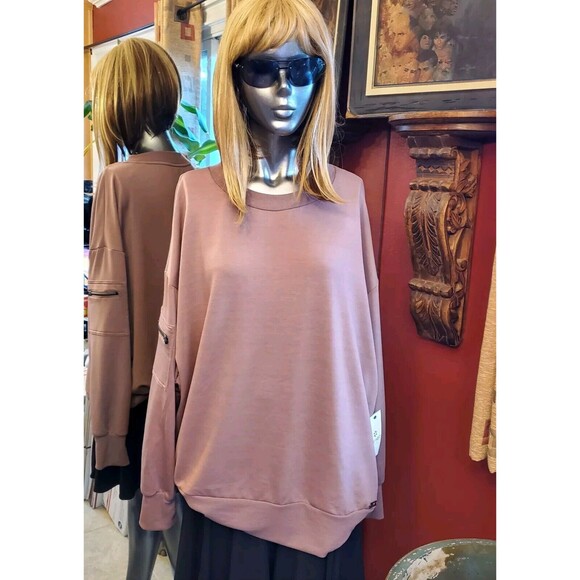 NWT Nine West Active Fuchsia Sweatshirt Sz 3X Breathable Comfort Soft - Picture 9 of 16